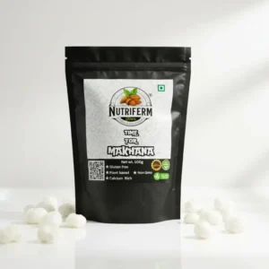 nutriferm premium makhana 100g | healthy crunch snack
